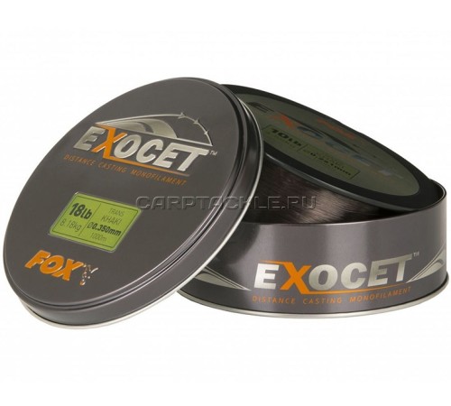 Леска монофильная Fox Exocet Mono Trans Khaki